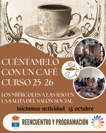 Imagen Cuéntamelo con un café curso 25-26