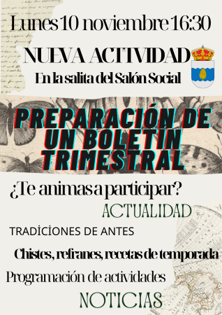 Imagen Nueva actividad en el municipio