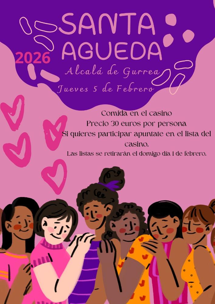 Imagen Santa Águeda 5 de febrero, Comida en el Casino.