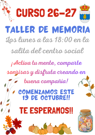 Imagen Talleres de memoria curso 26-27